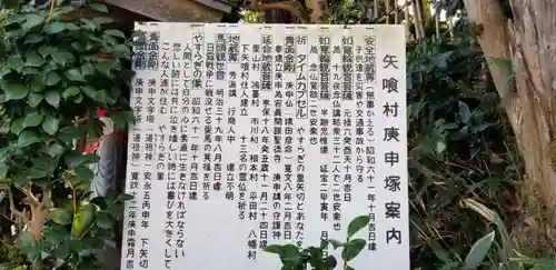 下矢切庚申塚(千葉県)