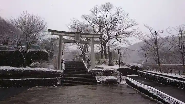那須温泉神社の鳥居
