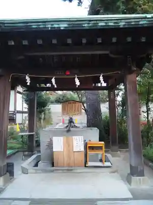 鷺宮八幡神社の手水舎