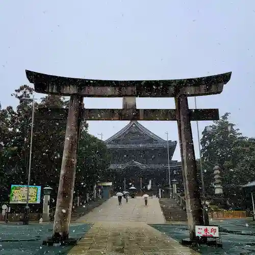 豊川閣　妙厳寺の鳥居