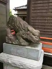 水海道諏訪神社の狛犬