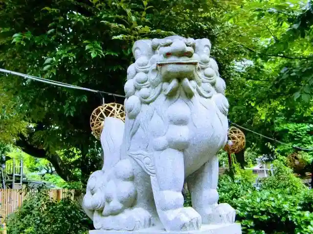 菊田神社の狛犬