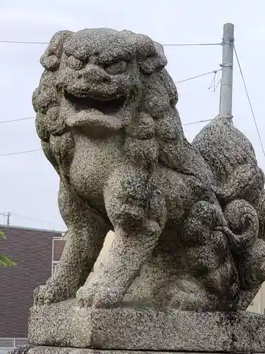 中之宮神社の狛犬