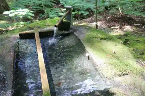 隠津島神社の手水