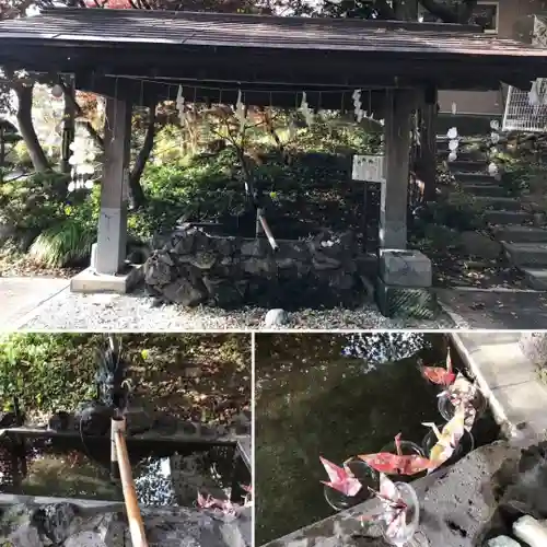 虻田神社の手水