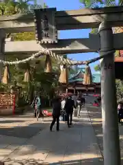 多摩川浅間神社の鳥居