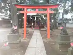 松庵稲荷神社の鳥居