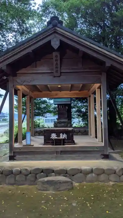 市杵島社の本殿・本堂