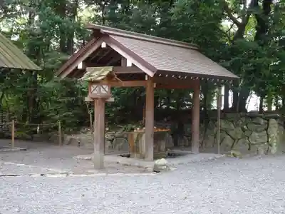 月夜見宮（豊受大神宮別宮）の手水舎