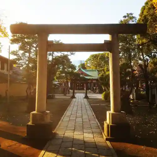 品川神社の鳥居