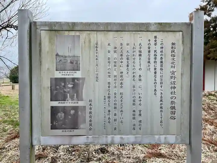 宮目神社(宮野辺神社)(栃木県)