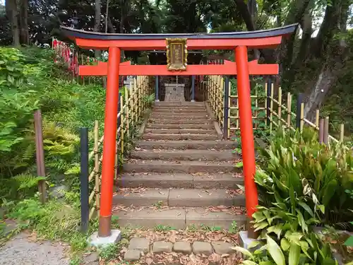 円山随身稲荷大明神の鳥居