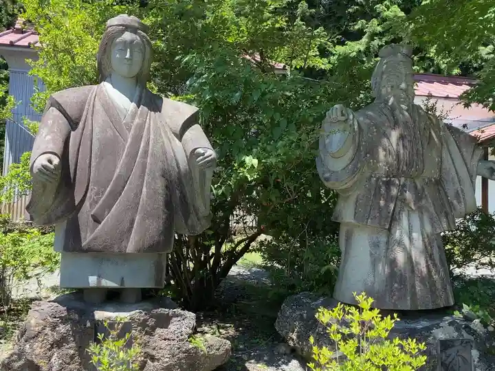 冨士御室浅間神社の像