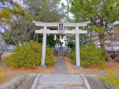 八幡社の鳥居