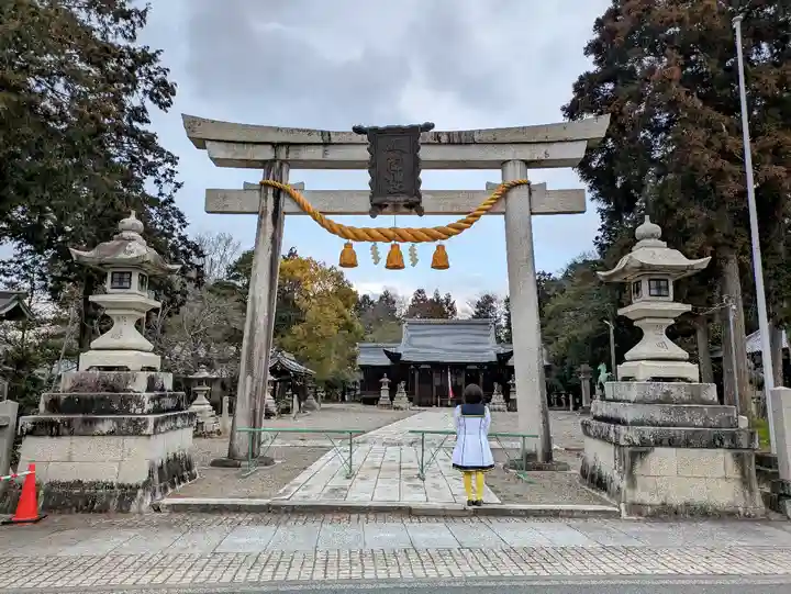 五箇神社の鳥居