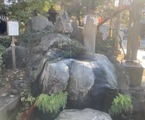 松戸神社の手水舎
