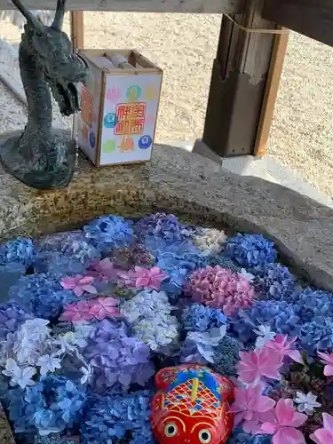 金井神社の手水舎