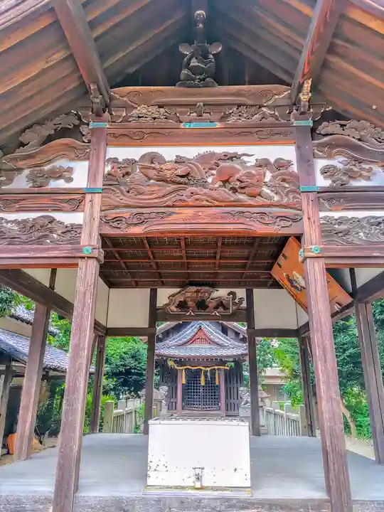 八幡社(下津)の本殿・本堂