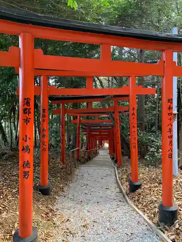 二川伏見稲荷の鳥居