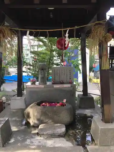手稲神社の手水舎