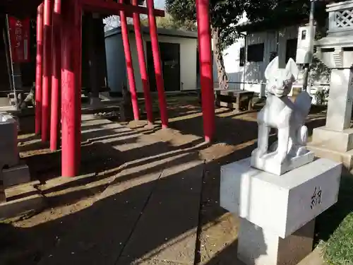 亀田森稲荷神社の狛犬