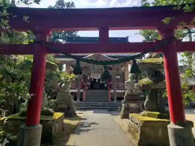 惣社白山神社の鳥居