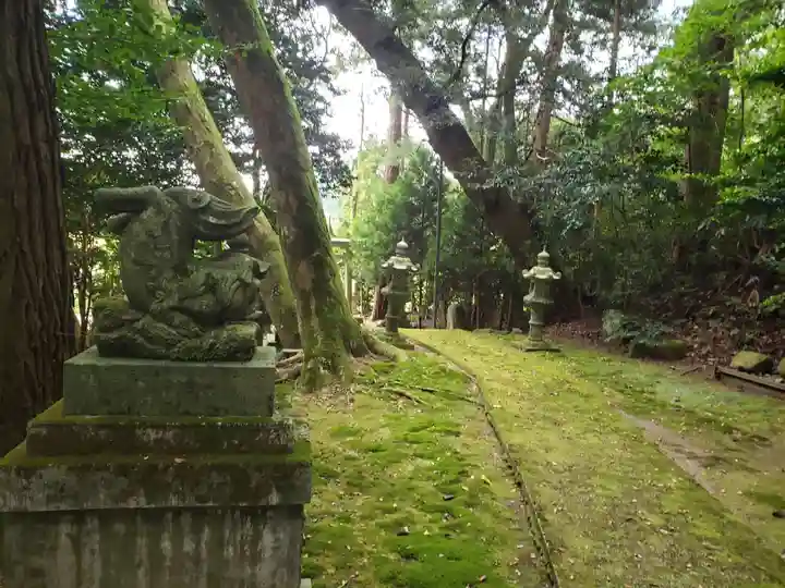出雲神社の庭園