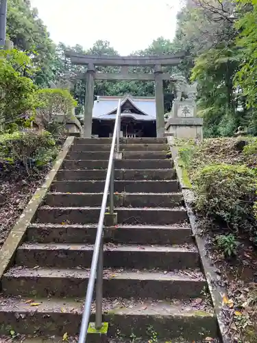 堀口天満天神社の鳥居