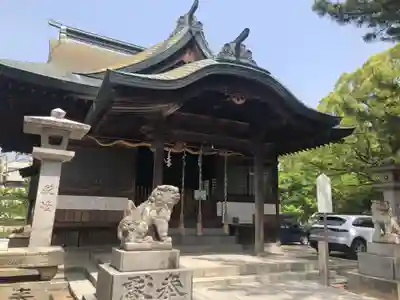 鳥飼八幡宮の本殿・本堂