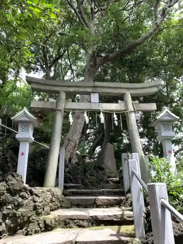 多摩川浅間神社の鳥居