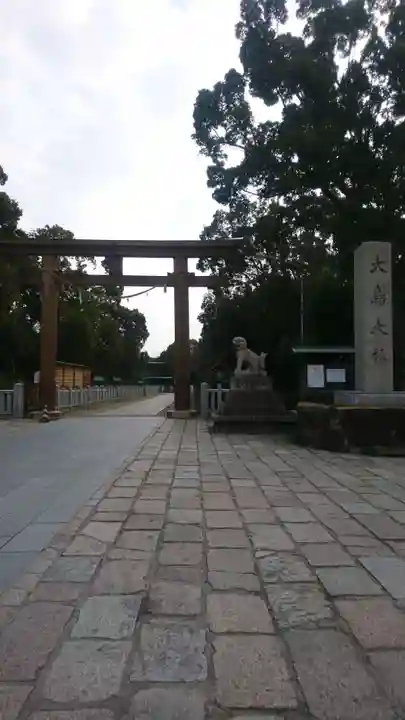 和泉國一之宮 大鳥大社の鳥居