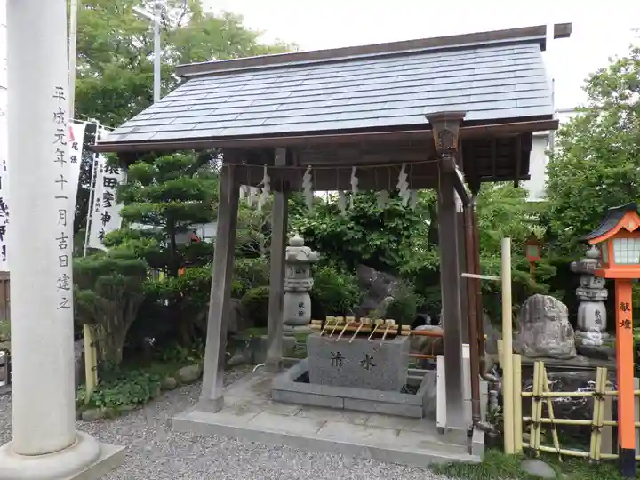 尾張猿田彦神社の手水舎