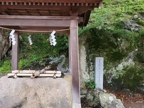 篠山春日神社の手水舎
