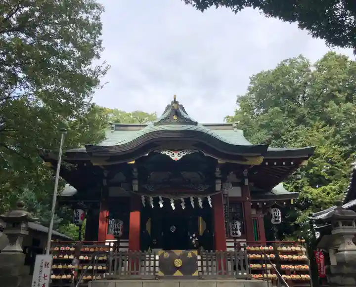 南沢氷川神社の本殿・本堂