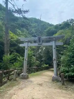天石門別神社の鳥居