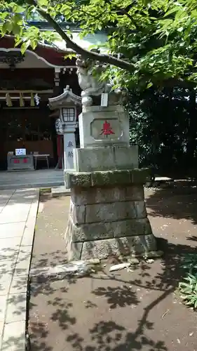 駒繋神社の狛犬