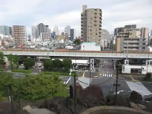 品川神社の景色