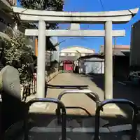 御林稲荷神社(駒込天祖神社境外末社)の鳥居
