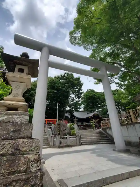 安積國造神社の鳥居