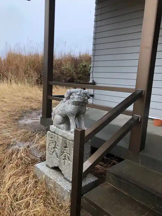 厚田八幡神社の狛犬