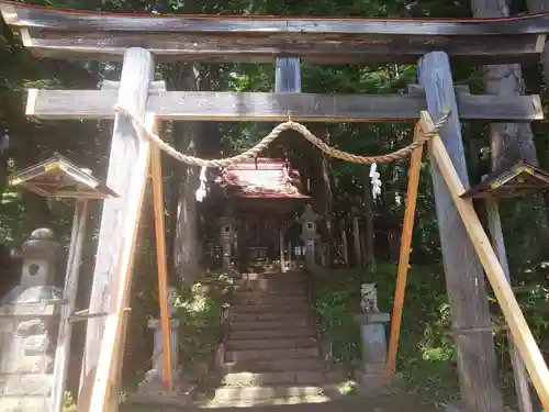 中社五斎神社の鳥居