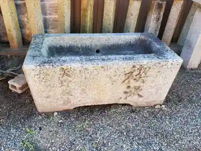 市神社の手水舎