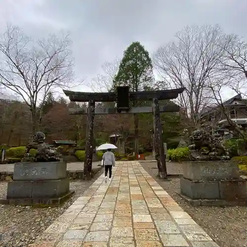 古峯神社の鳥居