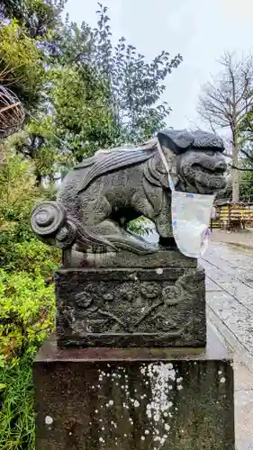 菊田神社の狛犬
