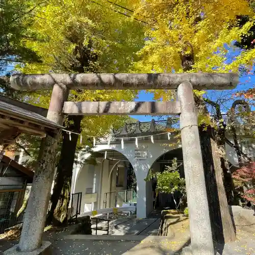 奥氷川神社の鳥居