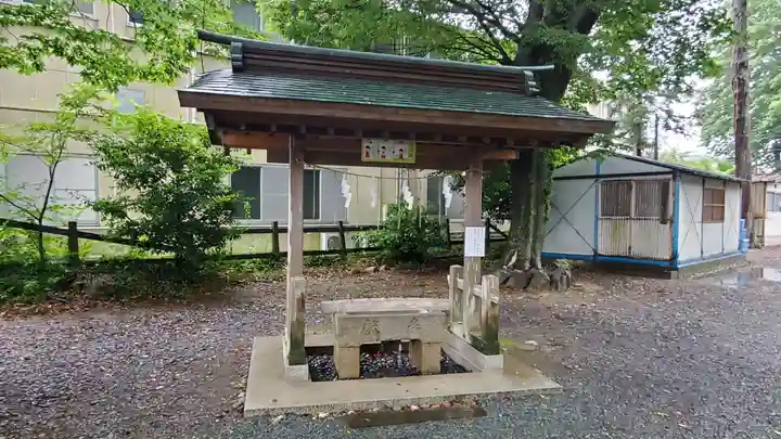 濱名惣社神明宮の手水舎