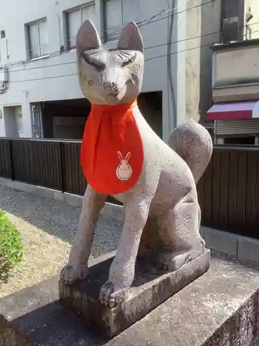 三輪神社の狛犬