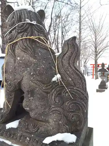 星置神社の狛犬