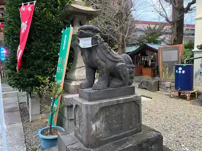 白鬚神社の狛犬