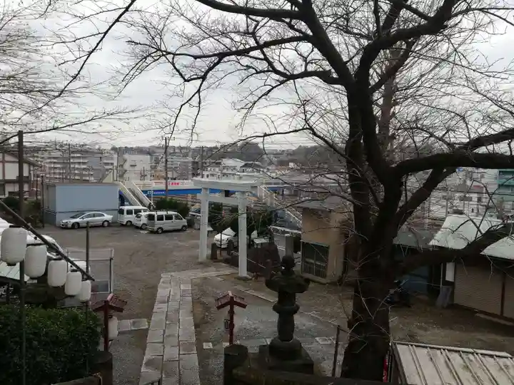 杉山社(帷子町杉山社・久保杉山神社)の景色